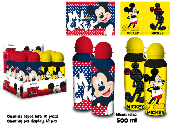 BORRACCIA ALLUMINIO 500 ML MICKEY